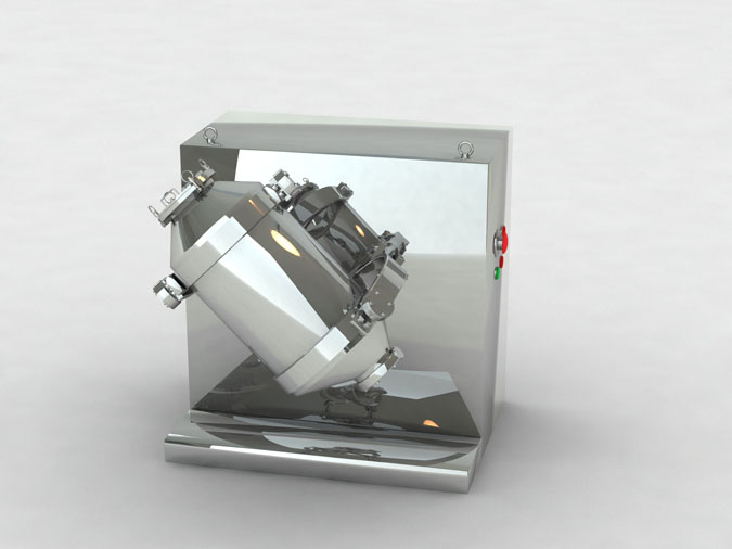 Three-dimensional motion mixer type SWH series